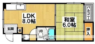ACTIVE宿屋町【203号室】の間取り