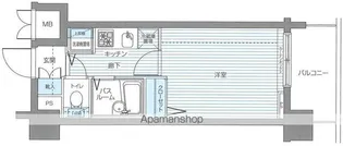 トーシンフェニックス芝アストラーレ【9階】の間取り