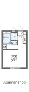 レオパレスサンフラワー【1階】の間取り