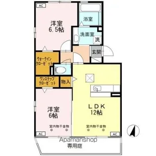 フォレストパーク【1階】の間取り