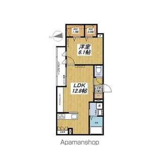アルシオネ赤塚【2階】の間取り
