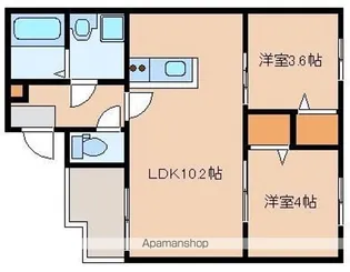 イル・フィオーレ箱崎【2階】の間取り
