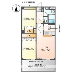 コンフォース・ステージM【1階】の間取り