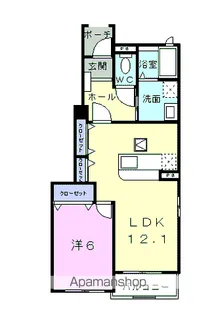 インフォローズA【1階】の間取り