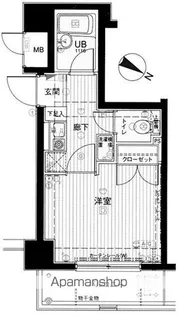東京都杉並区堀ノ内3丁目【マンション】の間取り