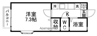 ノーブルヒルズ双葉ケ丘【101号室】の間取り