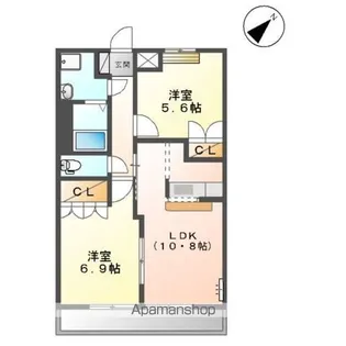 ルアール【2階】の間取り