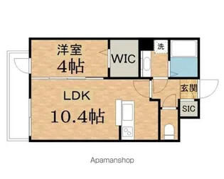 ラ・コリーヌ馬引沢【303号室】の間取り