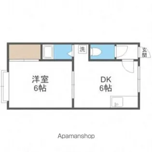 カレッジハウス66【105号室】の間取り