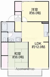 ファミール武市B【201号室】の間取り