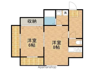 楓壱番館【201号室】の間取り