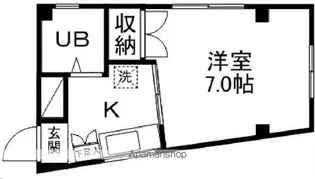 ハイツ高清【201号室】の間取り