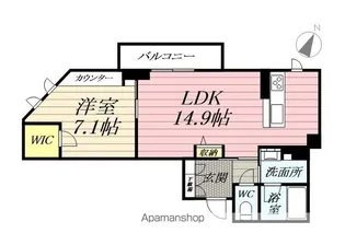 MIKEEL SENDAI GORIN【2階】の間取り