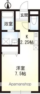 ジュネス目黒【1階】の間取り