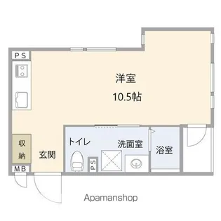 EL SOLEADO【103号室】の間取り