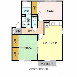OCEAN COURT 1【2階】の間取り