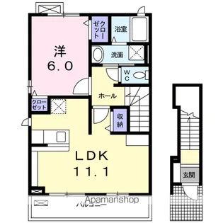 セレノ【2階】の間取り