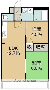 福室アベニュー【5階】の間取り