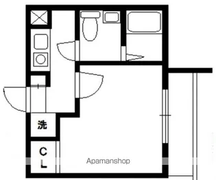 ルクール川崎【202号室号室】の間取り