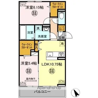 メゾン・ド・ラメール【2階】の間取り