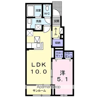 KIZUNA Ⅰ【1階】の間取り