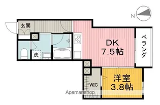 シャーメゾンPRINTEMPS(プランタン)【3階】の間取り