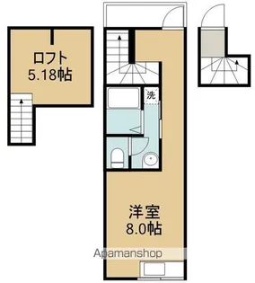 TANOSHIME荘【2階】の間取り