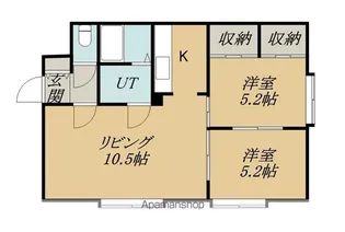 レジデンス23【1階】の間取り
