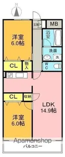 SOLEIL IWATA【1階】の間取り