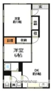クロノス上星川【101号室】の間取り