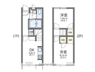 レオパレスそれいゆ北本町【1階】の間取り