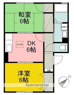 ヴィラフローラ【102号室】の間取り