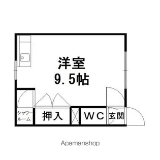コーポクワイエット【206号室】の間取り