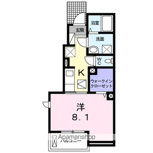 フィオリーレ Ⅵ【1階】の間取り