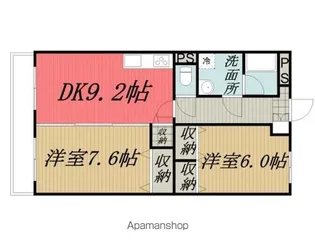 クリニカルK【J号室】の間取り