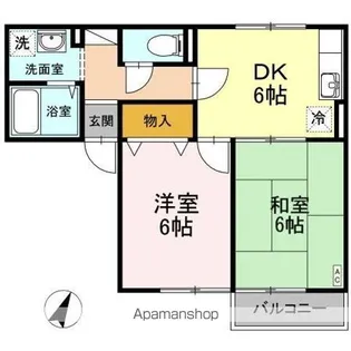 セジュール誉 B棟【2階】の間取り