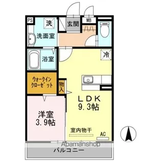 ETERNA EAST【2階】の間取り