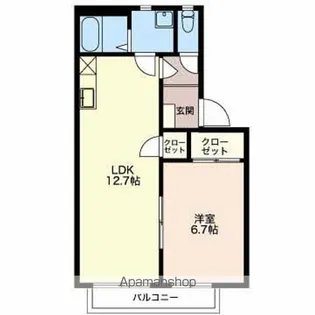 サンエステート【2階】の間取り