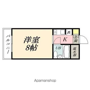 チュリス幸町【7階】の間取り
