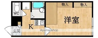 レオパレスLA VISTA(ラビスタ)【3階】の間取り