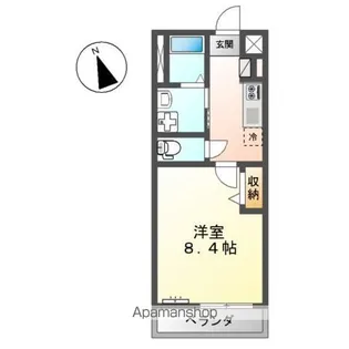メゾン プラージュ【1階】の間取り