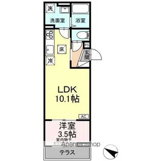 GRACE SANTE【1階】の間取り