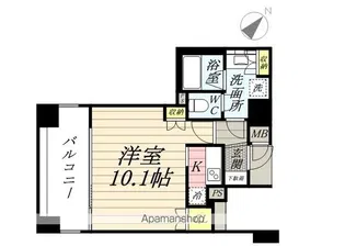 アルス恵比寿メイクス【5階】の間取り