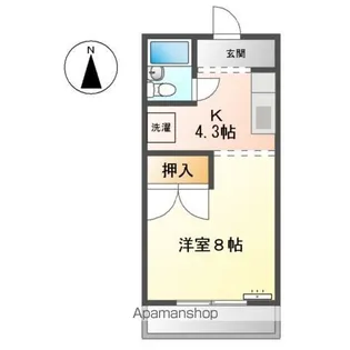 レジデンス犬山【101号室】の間取り