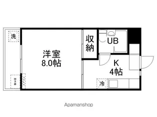 コーポ桐原【103号室】の間取り