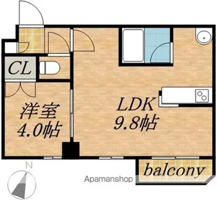 ロイヤルリバー【3階】の間取り