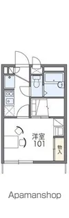 レオパレスシャルマン弘明寺【1階】の間取り