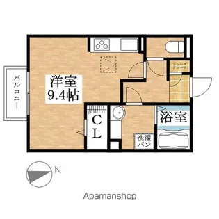 ビターD【1階】の間取り