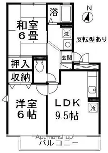 ハイカムールマルナカ【3階】の間取り