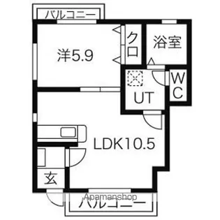 LE COEUR(ルクール)矢巾【1階】の間取り